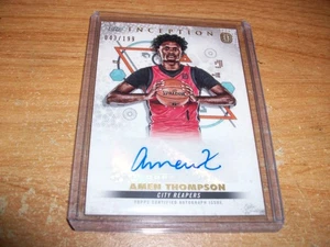 2022-23 Topps Inception OTE Basketball Amen Thompson Auto Card 43/199 Houston - Picture 1 of 2