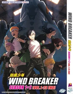 *DVD* ANIME WIND BREAKER SEASON 1-2 VOL.1-25 END ENGLISH DUBBED REG ALL - Imagen 1 de 5