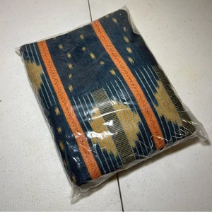 Pottery Barn Aztec Inez Printed Lumbar Pillow Cover Blue Orange 16" x 26" NEW - Picture 1 of 5