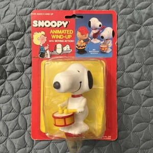 Snoopy animiertes Aufziehspielzeug mit beweglicher Action DRUMMER NEU! Peanuts Schultz - Bild 1 von 9