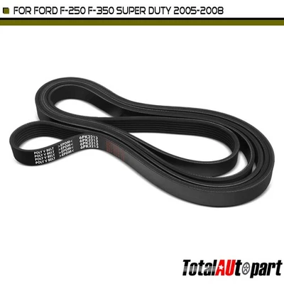 126.5 inch Serpentine Belt for Ford F-350 Super Duty F-250 Super Duty 2005-2008 - Image 1 of 4