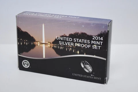 2014-S US Mint Silver Proof Set w/Box & COA (ps1065) Cover