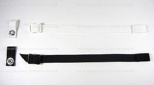Official Bauer 8500 5500 4500 3500 Hockey Helmet Chin Strap! 1028478 Black White - Bild 1 von 8