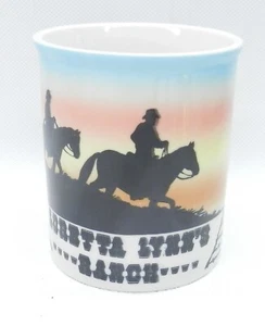 Loretta Lynn's Ranch (cantante de campo) taza de café vaquero silueta puesta de sol - Imagen 1 de 5