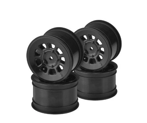 Jconcepts 9 Shot 2.2" Rear Wheel Black B6.3 B6.4 B6.4D YZ2 YZ4 XB2 XB4 JCO3398B - Image 1 of 1