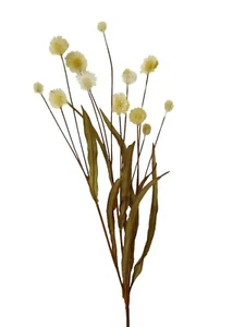 (01488-34034) Artificial Flower Filled Leaves Strawberry Cream - Picture 1 of 2