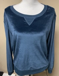 Women’s Super Soft Honeydew Teal Blue Sweatshirt Size L - Picture 1 of 6