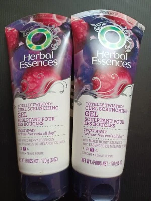 Set of 2 Herbal Essences Totally Twisted Curl Scrunching Gel Strong Hold, 6oz ea - Image 1 of 3