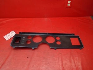 81 MUSTANG 2.3T 2.3 TURBO COBRA DASH INSTRUMENT CLUSTER TRIM BEZEL ENG/WARN OEM - Picture 1 of 14