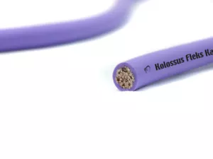 Cable de tierra de batería calibre 1/0 cobre KnuKonceptz Kolossus Kandy púrpura OFC - Imagen 1 de 2