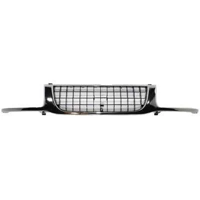 New Grille Chrome Shell Painted Black Insert Fits 1993-97 Isuzu Rodeo IZ1200113 - Image 1 of 4