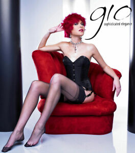Gio Fully Fashioned Stockings - CLASSIC BLACK - Imperfects from NYLONZ