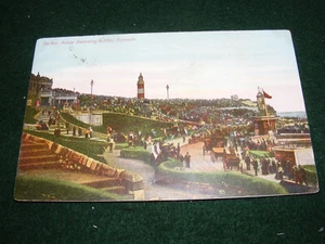 VINTAGE POSTCARD PLYMOUTH HOE ANNUAL SWIMMING MATCHES RACES COMPETITION CROWD - Picture 1 of 2