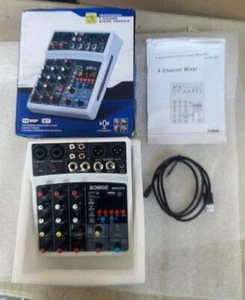 Bomge 04D BMG-04D Portátil Bluetooth 4 Canales DJ Audio Mezclador de Sonido - Imagen 1 de 11