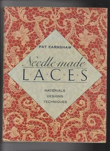 CRAFT , HARDCOVER , PAT EARNSHAW, NEEDLE-MADE LACES - Picture 1 of 6
