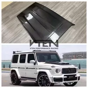 Bonnet Hood Engine Cover Scoop For Mercedes GCLASS W463 G500 G63 Carbon Fiber - Picture 1 of 6