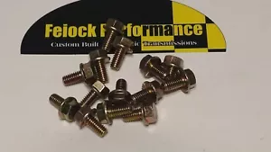 904 727 Pan Bolt Set - 14 Bolts - Gold Finish 500 518 618 46RE 46RH 47RE 47RH - Picture 1 of 1