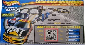 NASCAR Tech Race Challenge Hot Wheels TYCO CAT Dodge CITCO Ford Burton Race Set - Picture 1 of 12