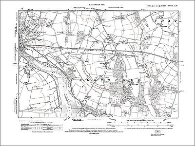 Old Map Wivenhoe (E), Alresford, Frating, Essex 1924 (38SW) • 18.99£