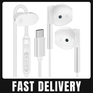 Słuchawki USB C przewodowe do Samsung Galaxy A16 5G A15 A55 A35 A25 S25 Ultra S24 - Zdjęcie 1 z 7