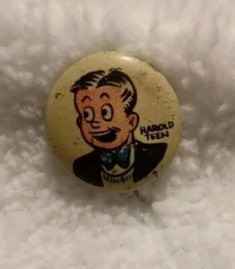 Kelloggs Pep Pin Harold Teen Pinback Vintage - Picture 1 of 2