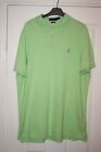 Mens Polo Ralph Lauren Polo Shirt Size Large Classic Fit Green