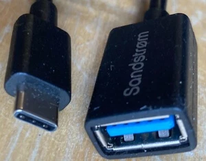 SANDSTROM USB Type-C to USB A Adapter Cable - Picture 1 of 6