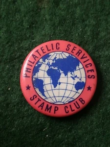 1960s Philatelic Services Stamp Club Tin Badge. - Picture 1 of 2