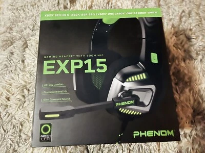 Evo Core Phenom EXP15 Gaming Headset w/ Boom Mic Compatible with PS4 Xbox GREEN - Image 1 of 4