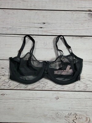 34DD  Victoria's Secret Dream Angels  Balconet Bra in Black T8 - Image 1 of 4