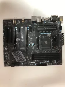 MSI B350 PC Mate AMD B350 Motherboard ATX Socket AM4 DDR4 PCI-E 3.0 M.2 Tested - Imagen 1 de 3