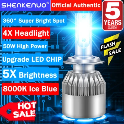 Для BMW 325I 325XI 2002-2006 - 4 шт 8000K ICE синие светодиодные лампы дальнего света - Изображение 1 из 4