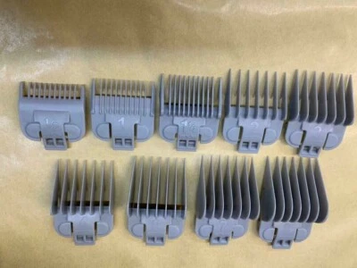 ANDIS US-1, FADE, US PRO ENVY CORDLESS MASTER CLIPPER ATTACHMENTS COMBS