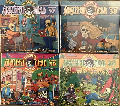 Grateful Dead Dave's Picks Complete Sub 2021 VOL 37 38 39 40 CDs + BONUS SEALED - Image 1 of 4