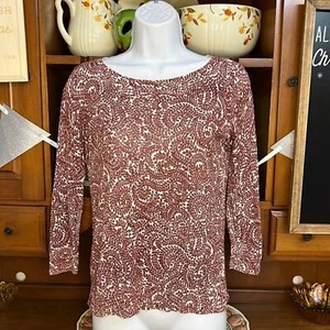 Loft Floral Sweater Floral XS - Picture 1 of 8