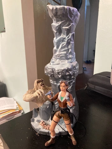 Tomb Raider Lara Croft Conquers Legendary Yeti Playmates Figure Cover