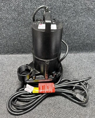 Bomba de efluentes DAYTON 1/2 HP hierro fundido sumergible 2" descarga 45 gpm 45 ft cabezal Foto 1 de 4