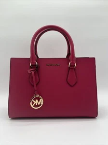 MICHAEL KORS MEDIUM SATCHEL BAG HANDBAG PURSE MESSENGER CROSSBODY SHOULDER PINK - Picture 1 of 6
