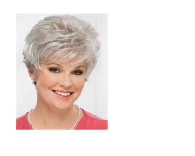 NUEVA Peluca Paula Young DAMAS BRUSELAS Marrón Oscuro Corto Capas Ondulado Talla 10B GRANDE Foto 1 de 3