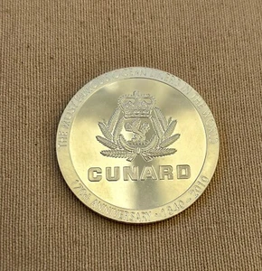 queen elizabeth Cunard Coin/Medal - Picture 1 of 3