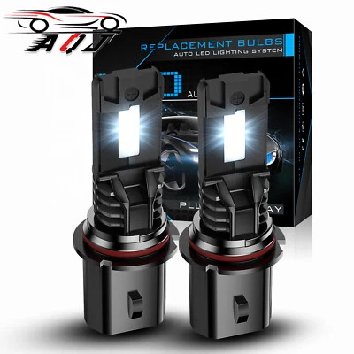 For Dodge Ram 4000 1997-1998 2x 9007 HB5 6000K LED Headlight Bulb High Low Beam - Image 1 of 4