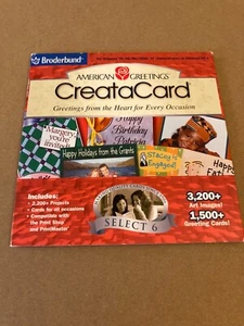 American Greetings CreataCard by Broderbund (CD-ROM, 2002) Win 95/98/2000 RARE - Picture 1 of 6