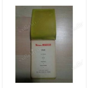 Pirelli Turk 1968 Travel Guide notebook With maps 94 pages 