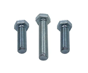 1/4 5/16" 3/8" 7/16" 1/2" UNC HEXAGON SETSCREWS ZINC PLATED FULLY THREADED BOLTS - Picture 1 of 7