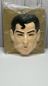 Maschera Superman Ben Cooper Halloween anni 60 vintage da collezione - Foto 1 di 11