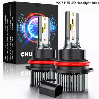 适用于 Peterbilt 337 直车 2010 - 2015 9007 LED 车头灯灯泡超亮 — 第 1/4 张图片