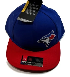 Under Armour Toronto Blue Jays Youth Flat Fit SnapBack Baseball Cap Hat MLB - Picture 1 of 9