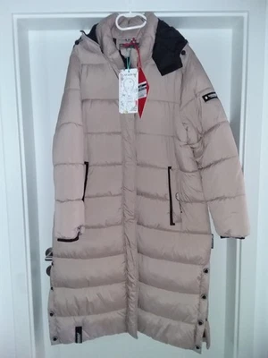 STEPPMANTEL LANG BEIGE NAVAHOO GR.XXL NEU - Bild 1 von 3