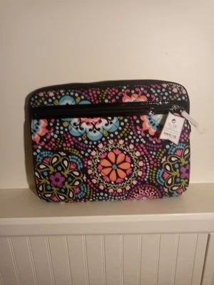 Funda para portátil Bohemian 15/16" acolchada negra multicolor acolchada compartimento nuevo con etiquetas Foto 1 de 4