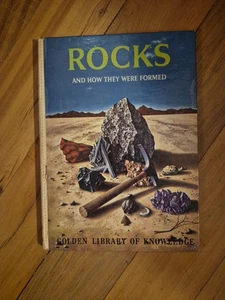 Rocks And How They Were Formed - A Golden Library Of Knowledge 1961 Hardcover  - Picture 1 of 12